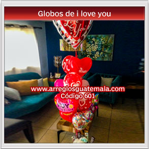 globos a domicilio en guatemala de i love you
